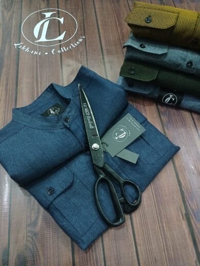 Mens Kurti Shirt double pocket