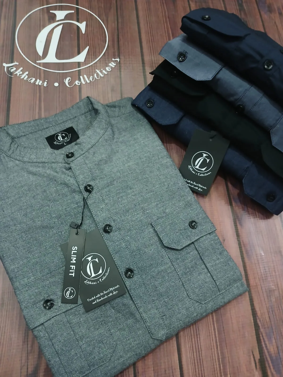 Mens Kurti Shirt double pocket