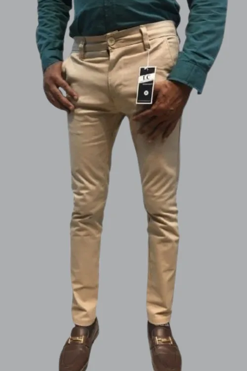 Men’s Cotton Chino Light Camel - Image 4